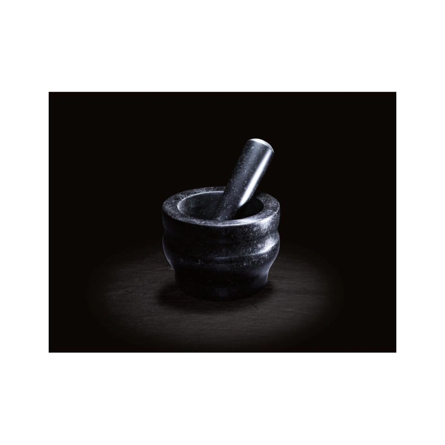 Cole&Mason - Granitový hmoždíř s tloučkem GRANITE pr. 14 cm žula/černá
