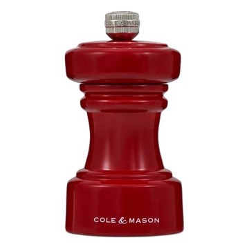 Cole&Mason - Mlýnek na pepř HOXTON 10,4 cm buk/červená