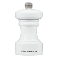Cole&Mason - Mlýnek na pepř HOXTON 10,4 cm buk/lesklá bílá