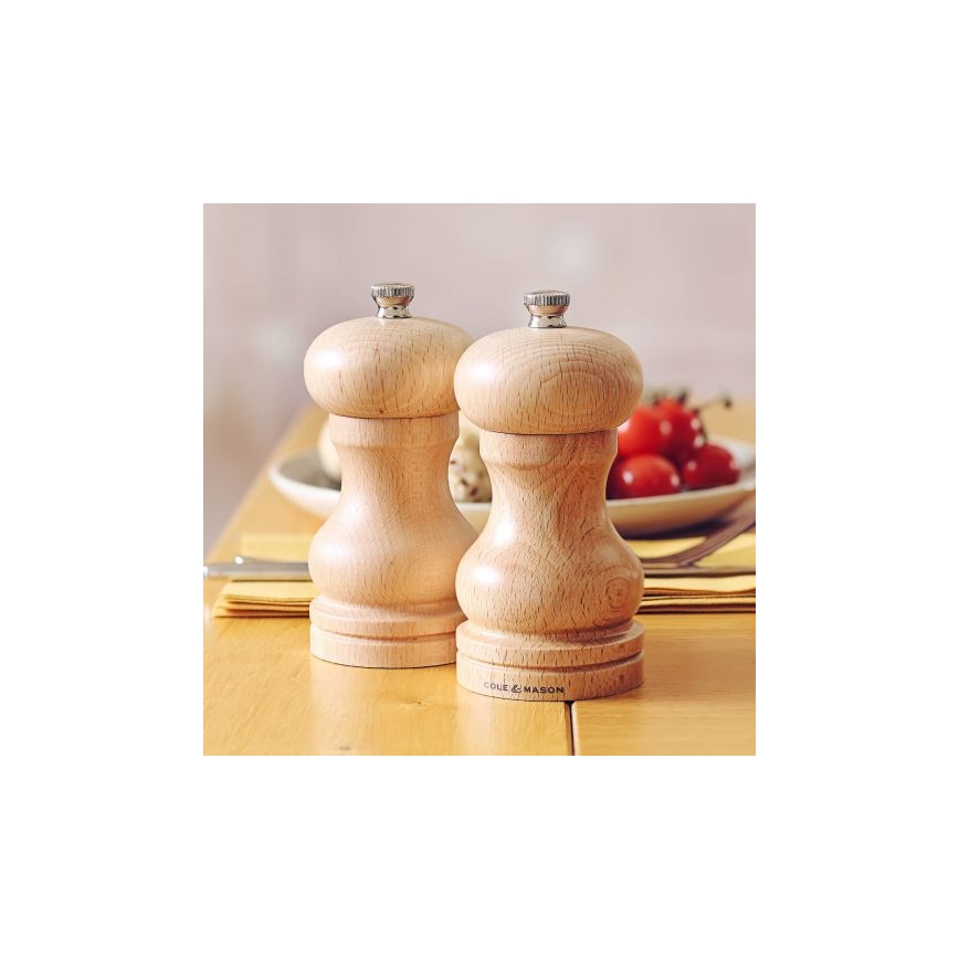 Cole&Mason - Mlýnek na sůl CAPSTAN BEECH buk 12 cm