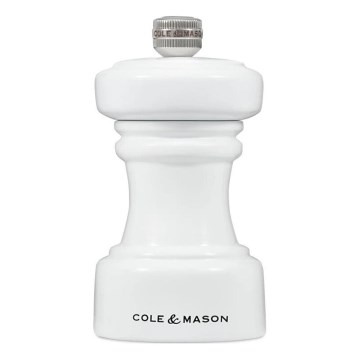 Cole&Mason - Mlýnek na sůl HOXTON 10,4 cm buk/lesklá bílá