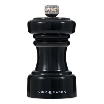 Cole&Mason - Mlýnek na sůl HOXTON 10,4 cm buk/lesklá černá