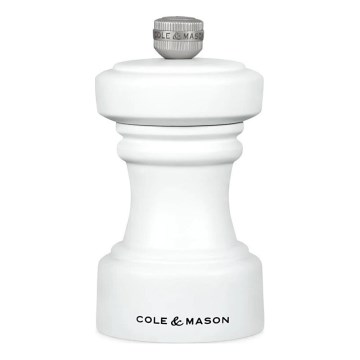 Cole&Mason - Mlýnek na sůl HOXTON 10,4 cm buk/matná bílá