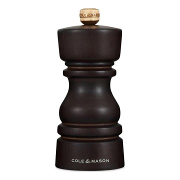 Cole&Mason - Mlýnek na sůl LONDON 13 cm buk/hnědá