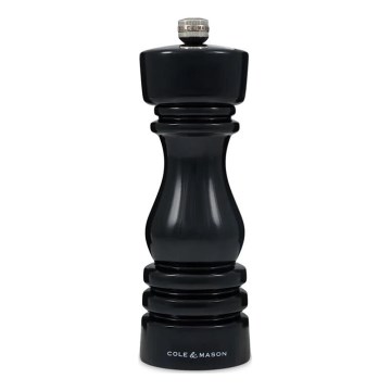 Cole&Mason - Mlýnek na sůl LONDON 18 cm buk/černá