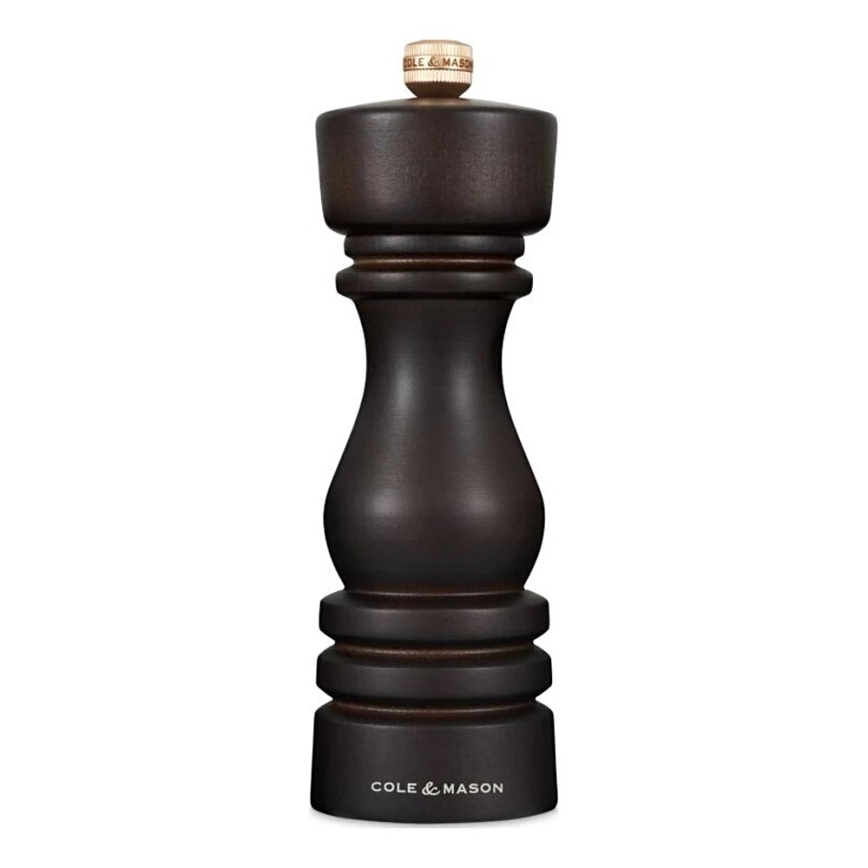 Cole&Mason - Mlýnek na sůl LONDON 18 cm buk/hnědá