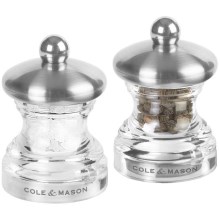 Cole&Mason - Sada mlýnků na sůl a pepř BUTTON 2 ks 6,5 cm