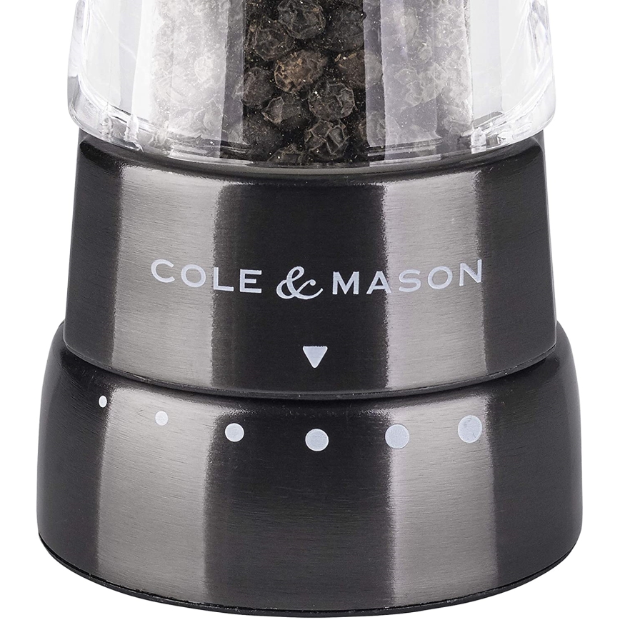 Cole&Mason - Sada mlýnků na sůl a pepř DERWENT 2 ks 19 cm antracit