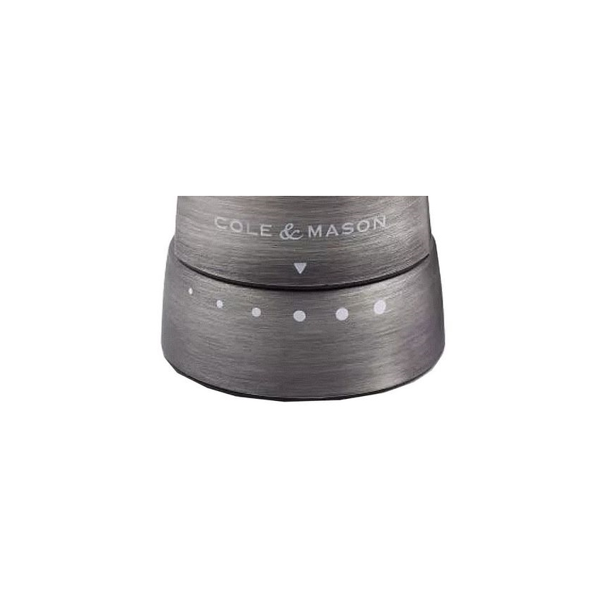 Cole&Mason - Sada mlýnků na sůl a pepř DERWENT 2 ks 19 cm matný chrom