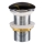 COMAD CLICK-CLACK T201M-B12-3 - Umyvadlová výpusť CLICK-CLACK pr. 7 cm matná černá