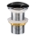 COMAD CLICK-CLACK T201M-B2-3 - Umyvadlová výpusť CLICK-CLACK pr. 7 cm matná černá