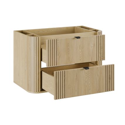 COMAD OVALIA CREMONA 82-80-46-2S - Koupelnová skříňka pod umyvadlo OVALIA 52x80 cm dub cremona