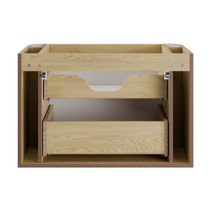 COMAD OVALIA CREMONA 82-80-46-2S - Koupelnová skříňka pod umyvadlo OVALIA 52x80 cm dub cremona