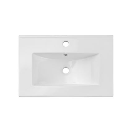 COMAD UM-2060RB DANCE 60-DP - Zápustné umyvadlo DANCE 62x40 cm keramika/matná bílá