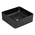 COMAD UM-6276 SLIM 40 BLACK DP - Umyvadlo na desku SLIM 37x37 cm keramika/matná černá