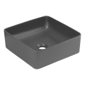COMAD UM-6276 SLIM 40 GREY DP - Umyvadlo na desku SLIM 37x37 cm keramika/matná šedá