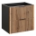 COMAD XILO BLACK WOTAN 82-60-D-2S - Koupelnová skříňka pod umyvadlo XILO 57x60,2 cm černá/dub wotan