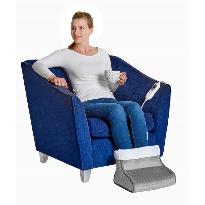 Concept BV1020 - Elektrická vyhřívaná bota 100W/230V 30x30 cm šedá/bílá