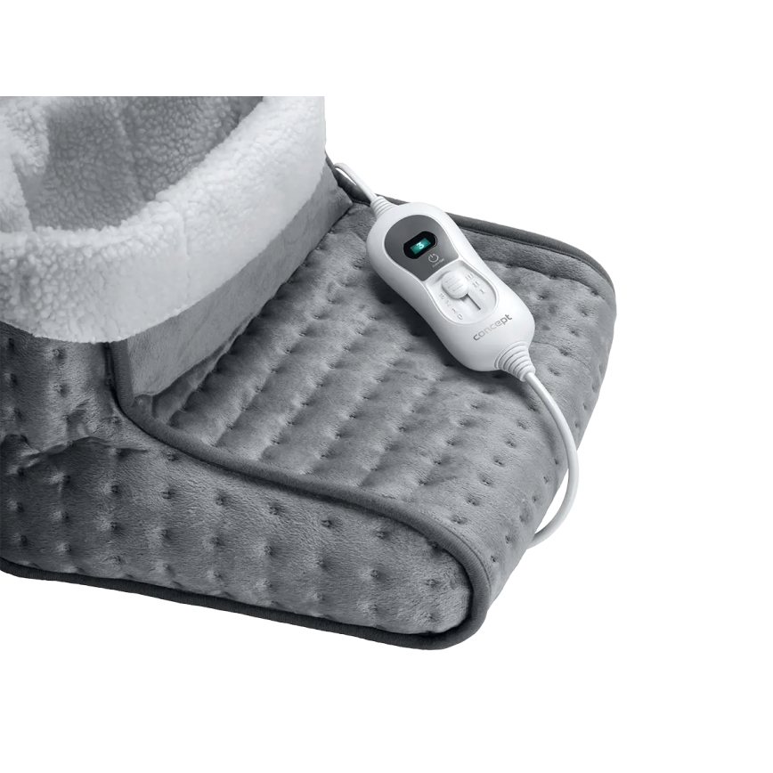 Concept BV1020 - Elektrická vyhřívaná bota 100W/230V 30x30 cm šedá/bílá