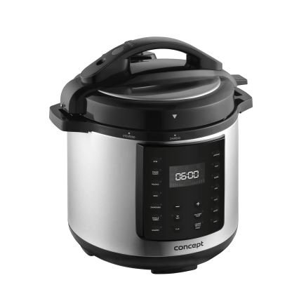 Concept CK8001 - Multifunkční elektrický tlakový hrnec 5,6 l 1000W/230V Wi-Fi nerez