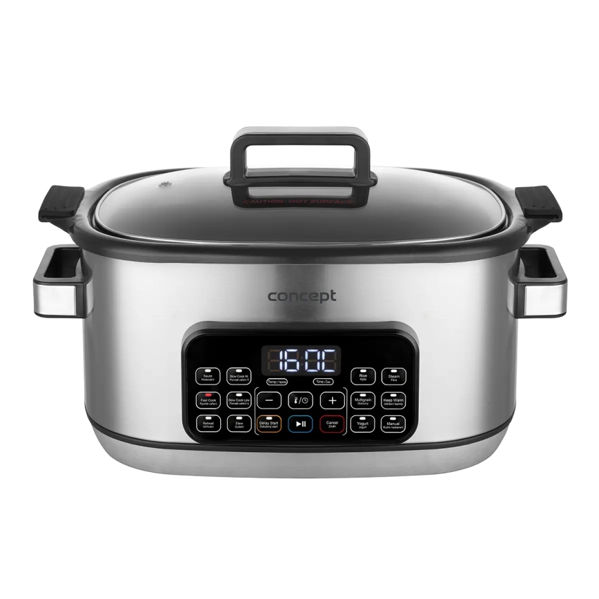 Concept CK9000 - Multifunkční elektrický hrnec 6 l 10v1 1250W/230V nerez