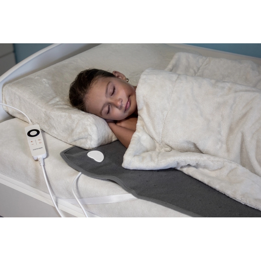 Concept DV7430 - Elektrická vyhřívaná podložka 100W/230V 150x80 cm šedá