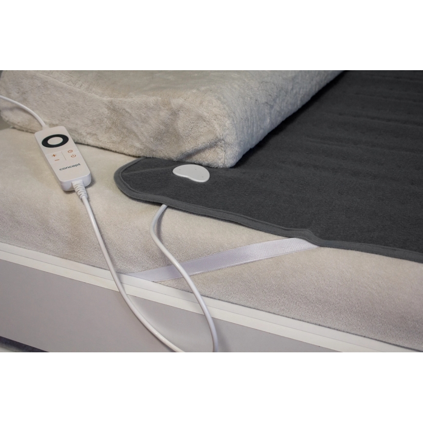 Concept DV7430 - Elektrická vyhřívaná podložka 100W/230V 150x80 cm šedá