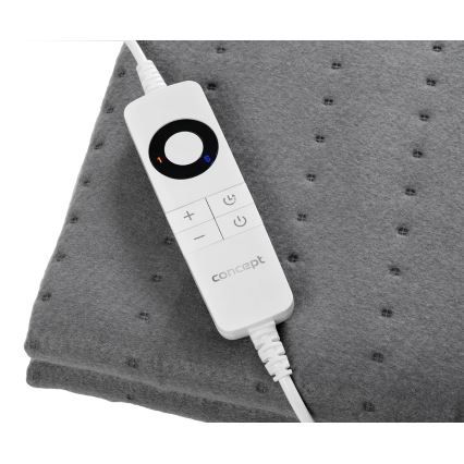 Concept DV7430 - Elektrická vyhřívaná podložka 100W/230V 150x80 cm šedá