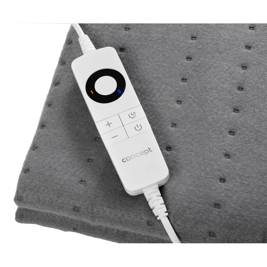 Concept DV7430 - Elektrická vyhřívaná podložka 100W/230V 150x80 cm šedá