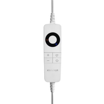 Concept DV7430 - Elektrická vyhřívaná podložka 100W/230V 150x80 cm šedá