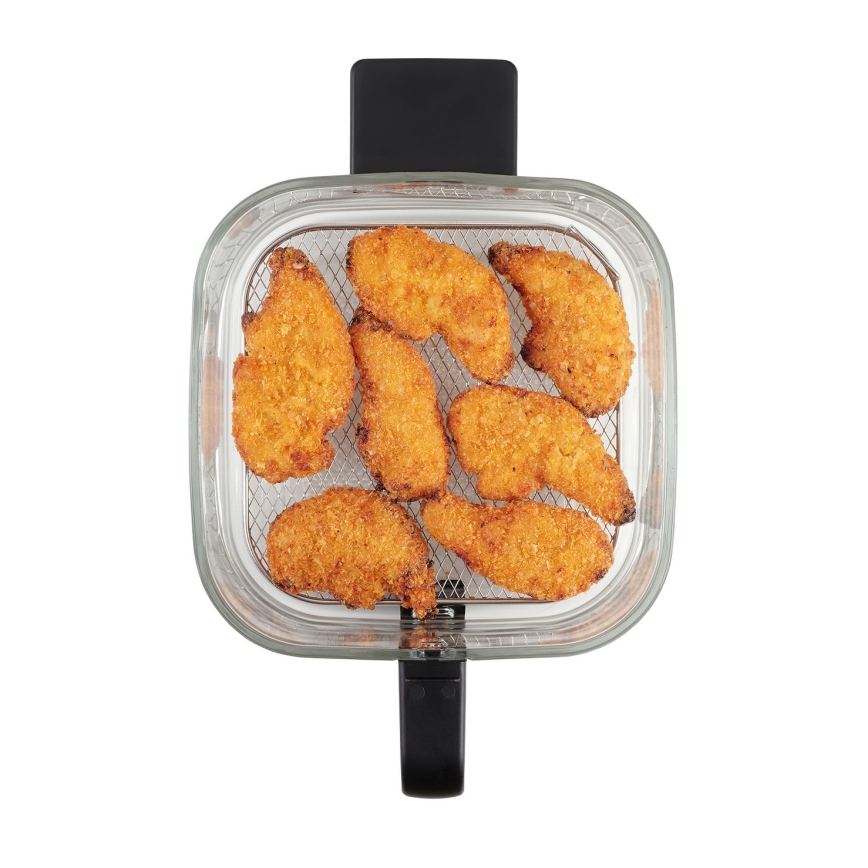 Concept FR5500 - Horkovzdušná fritéza GLASS & FAST 5,5 l 1200W/230V černá