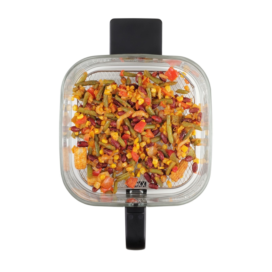 Concept FR5500 - Horkovzdušná fritéza GLASS & FAST 5,5 l 1200W/230V černá