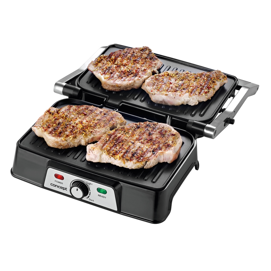 Concept ge2005 - Kontaktní gril 1500W/230V nerez/černá