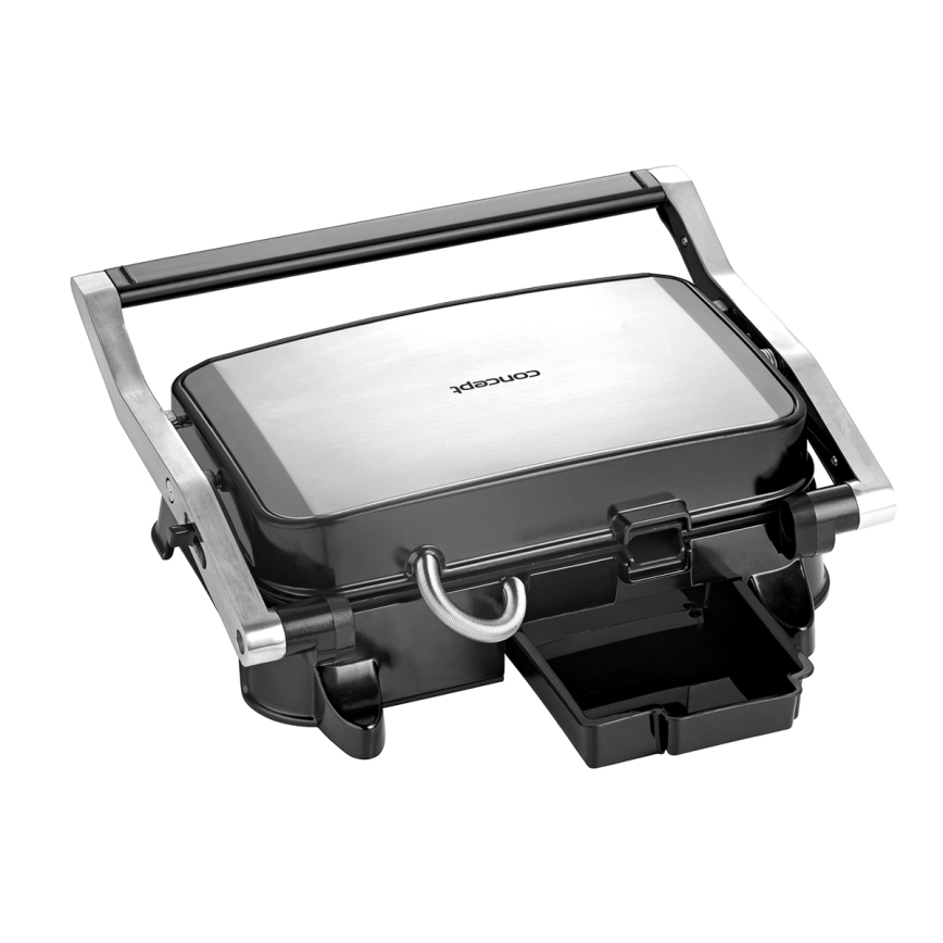 Concept ge2005 - Kontaktní gril 1500W/230V nerez/černá
