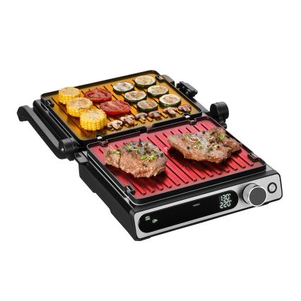 Concept ge3500 - Kontaktní gril s teplotní sondou 2000W/230V černá