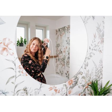 Concept KT2140 - Trojkulma na vlasy GLAM STYLE 100W/230V bílá/rose gold