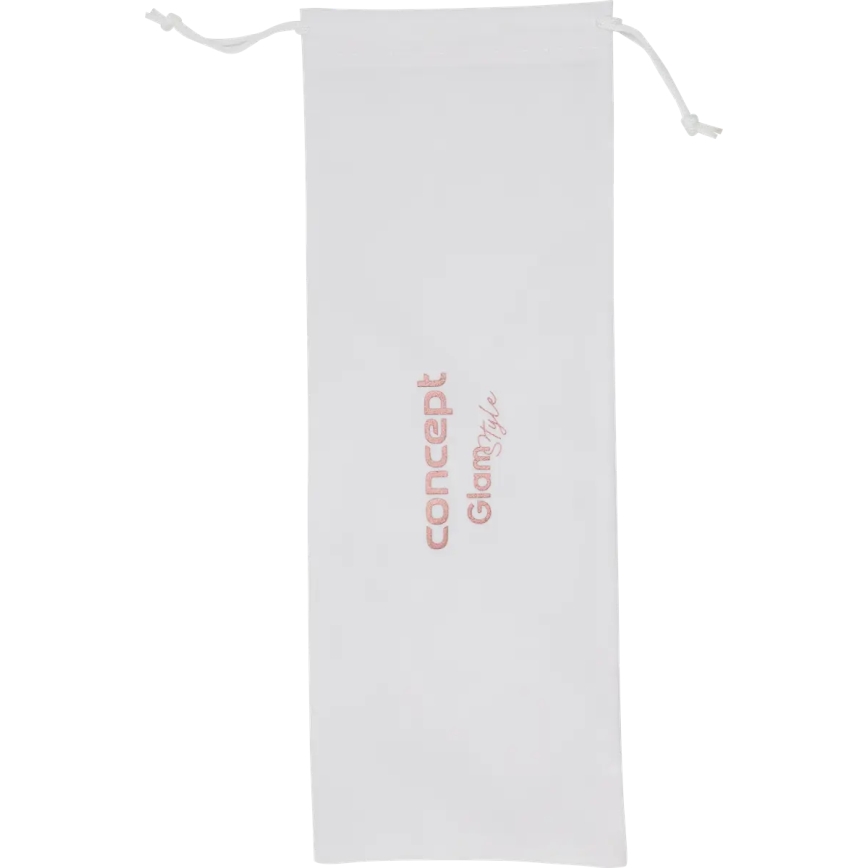 Concept KT2140 - Trojkulma na vlasy GLAM STYLE 100W/230V bílá/rose gold