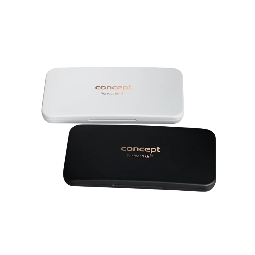 Concept KZ2010 - LED Kapesní kosmetické zrcátko PERFECT SKIN LED/1,5W/5V 4500-5500K 300 mAh bílá