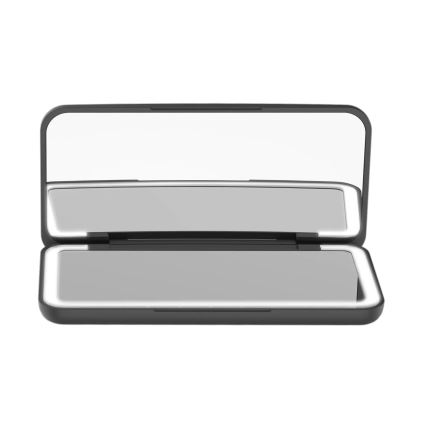 Concept KZ2020 - LED Kapesní kosmetické zrcátko PERFECT SKIN LED/1,5W/5V 4500-5500K 300 mAh černá