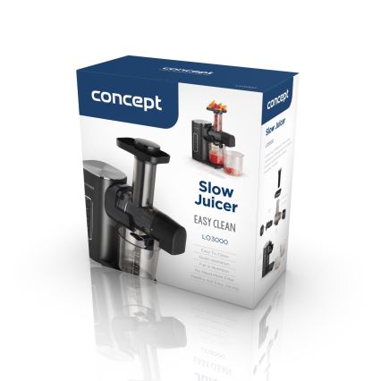 Concept LO3000 - Šnekový odšťavňovač EASY CLEAN 150W/230V
