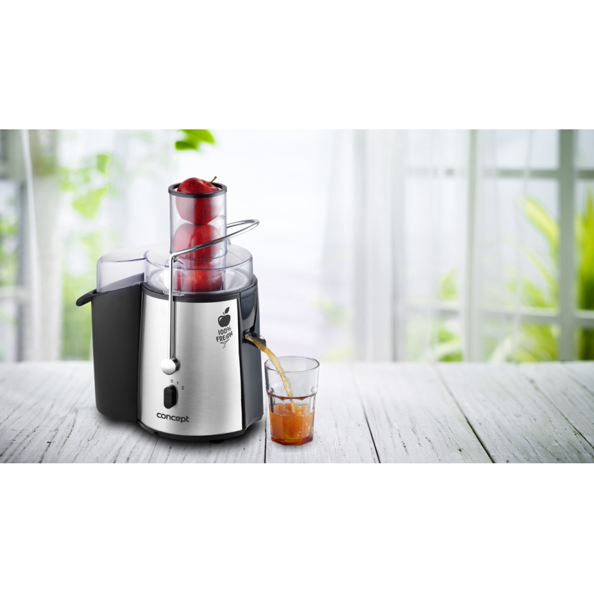 Concept LO7026 - Odstředivý odšťavňovač 1000W/230V černá/nerez