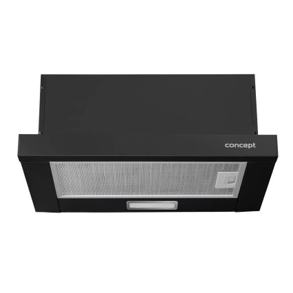 Concept OPV3150bc - Výsuvná digestoř 49,5 cm černá