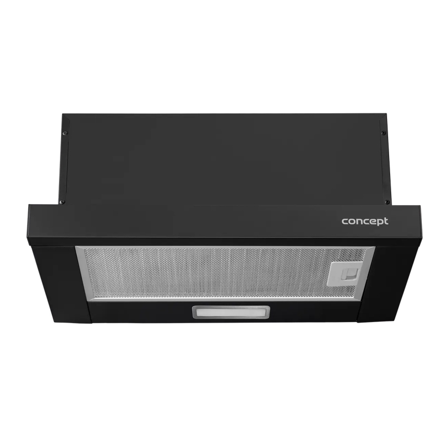 Concept OPV3150bc - Výsuvná digestoř 49,5 cm černá