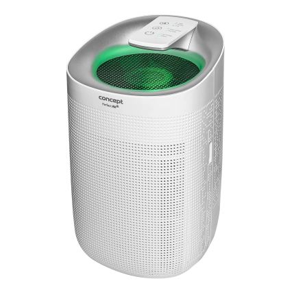Concept OV1200 - Odvlhčovač a čistička vzduchu PERFECT AIR 1 l 45W/230V bílá
