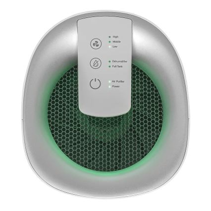 Concept OV1200 - Odvlhčovač a čistička vzduchu PERFECT AIR 1 l 45W/230V bílá
