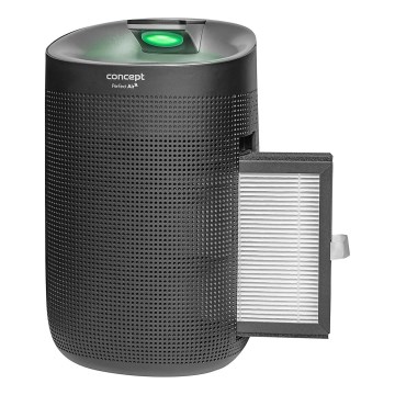 Concept OV1210 - Odvlhčovač a čistička vzduchu PERFECT AIR 1 l 45W/230V černá