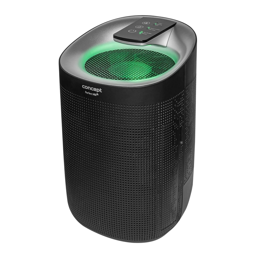Concept OV1210 - Odvlhčovač a čistička vzduchu PERFECT AIR 1 l 45W/230V černá