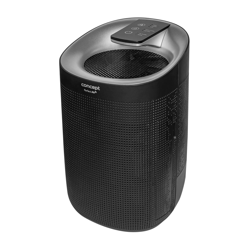 Concept OV1210 - Odvlhčovač a čistička vzduchu PERFECT AIR 1 l 45W/230V černá