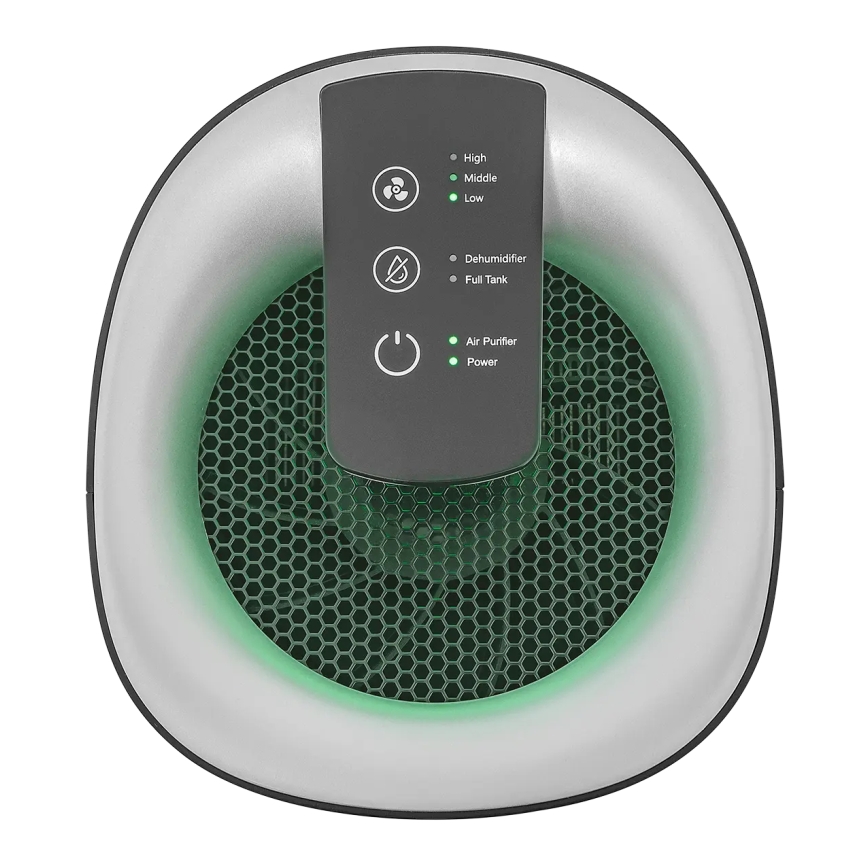 Concept OV1210 - Odvlhčovač a čistička vzduchu PERFECT AIR 1 l 45W/230V černá