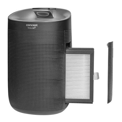 Concept OV1210 - Odvlhčovač a čistička vzduchu PERFECT AIR 1 l 45W/230V černá